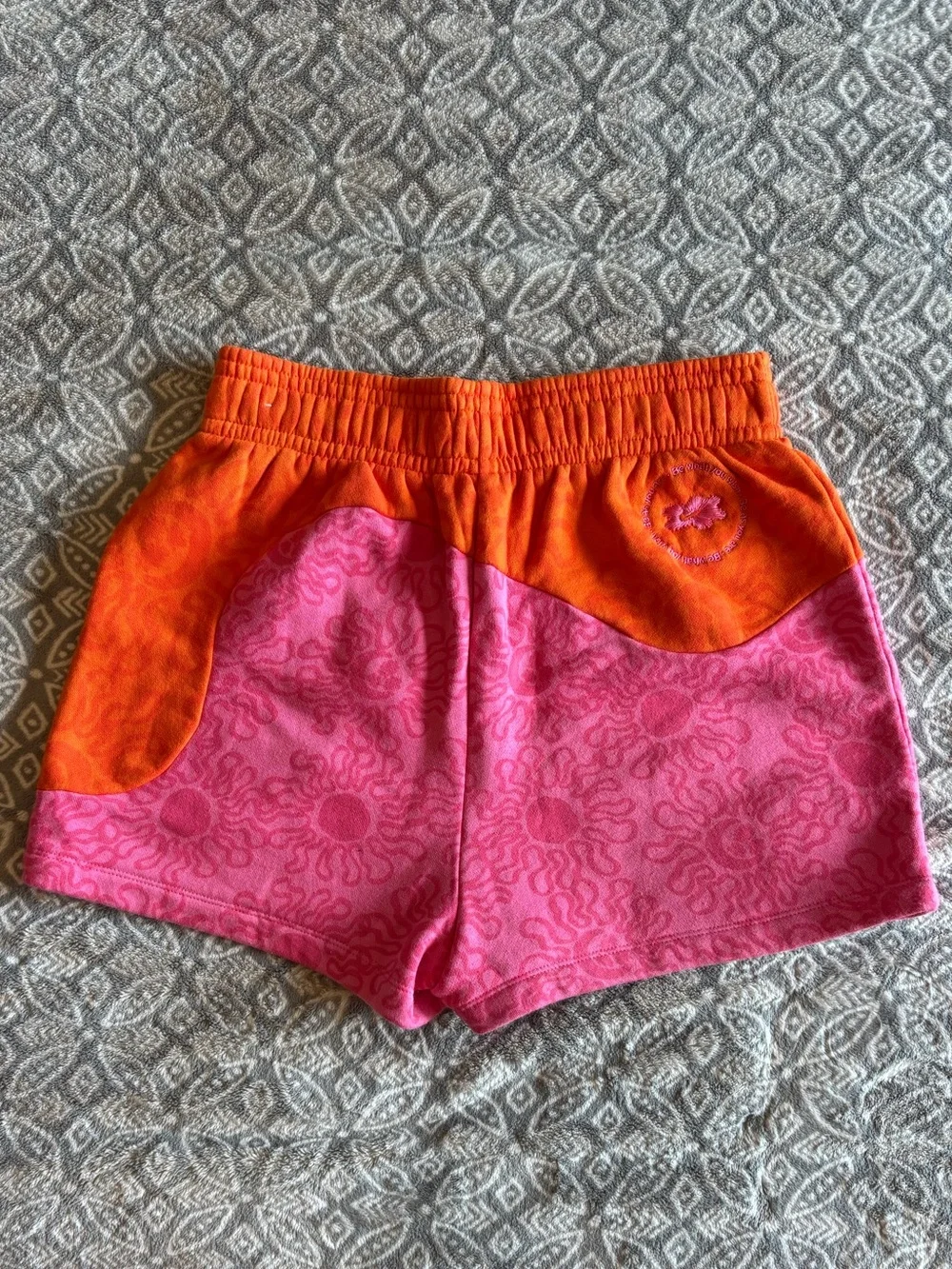 Nike Sportswear Two-Tone Patterned Project Uphoria Fleece Shorts Medium